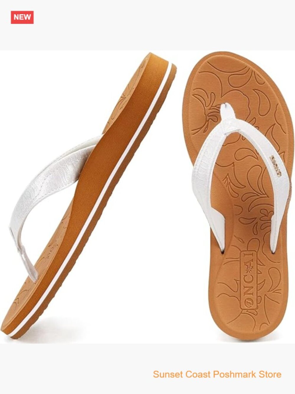 Women's Flip Flops Comfortable Summer Beach Thong Sandals with Arch Support